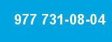 977 731-08-04 977 731-08-04